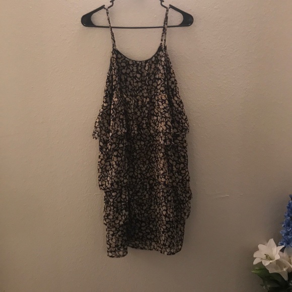 Spaghetti Strapped Floral Pattern Dress - Picture 1 of 3